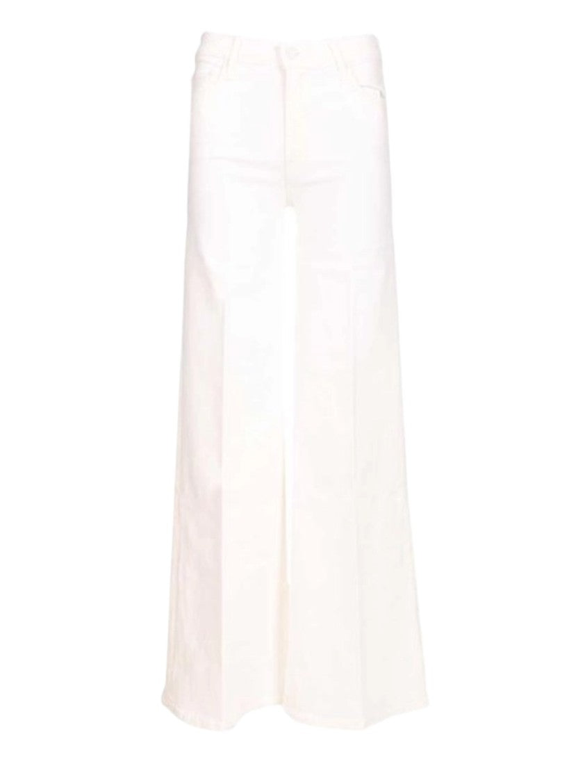 Mother Wide-Leg Palazzo Pants With Classic Five-Pocket Styling