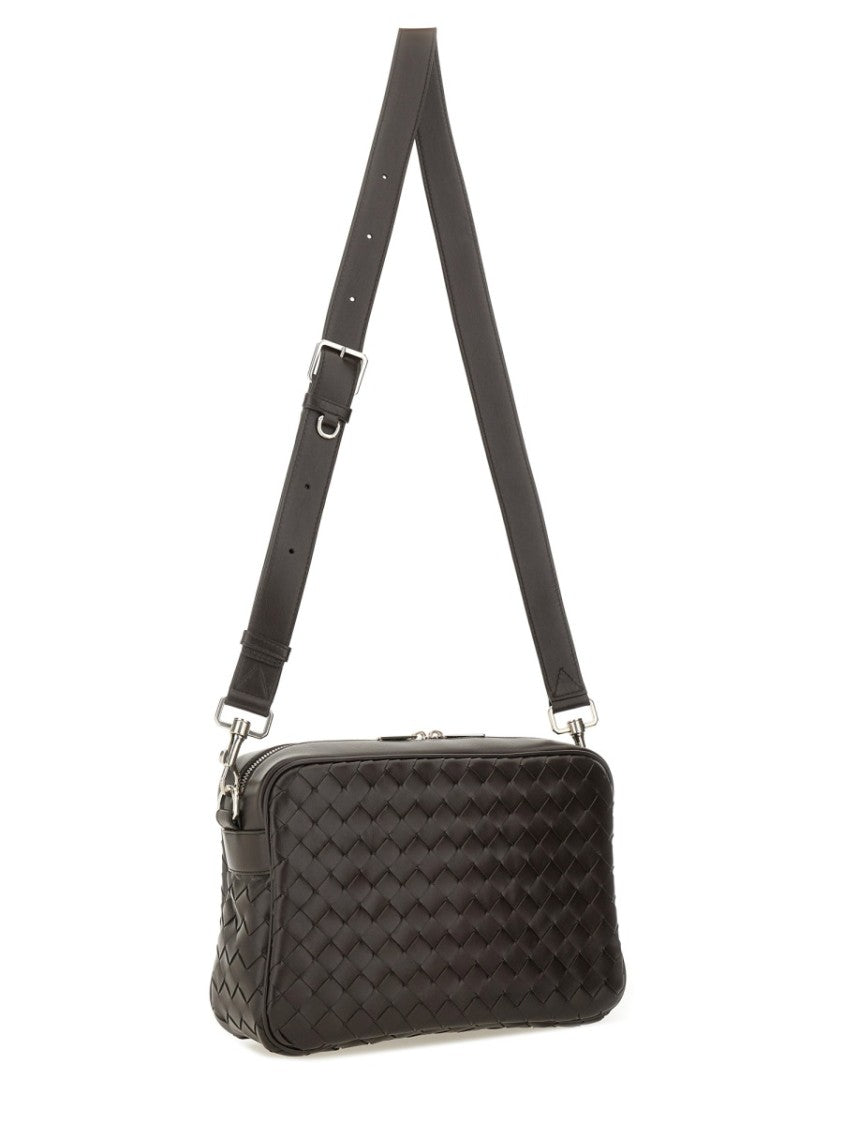 Bottega Veneta Intracciated Room Bag With Signature Woven Texture