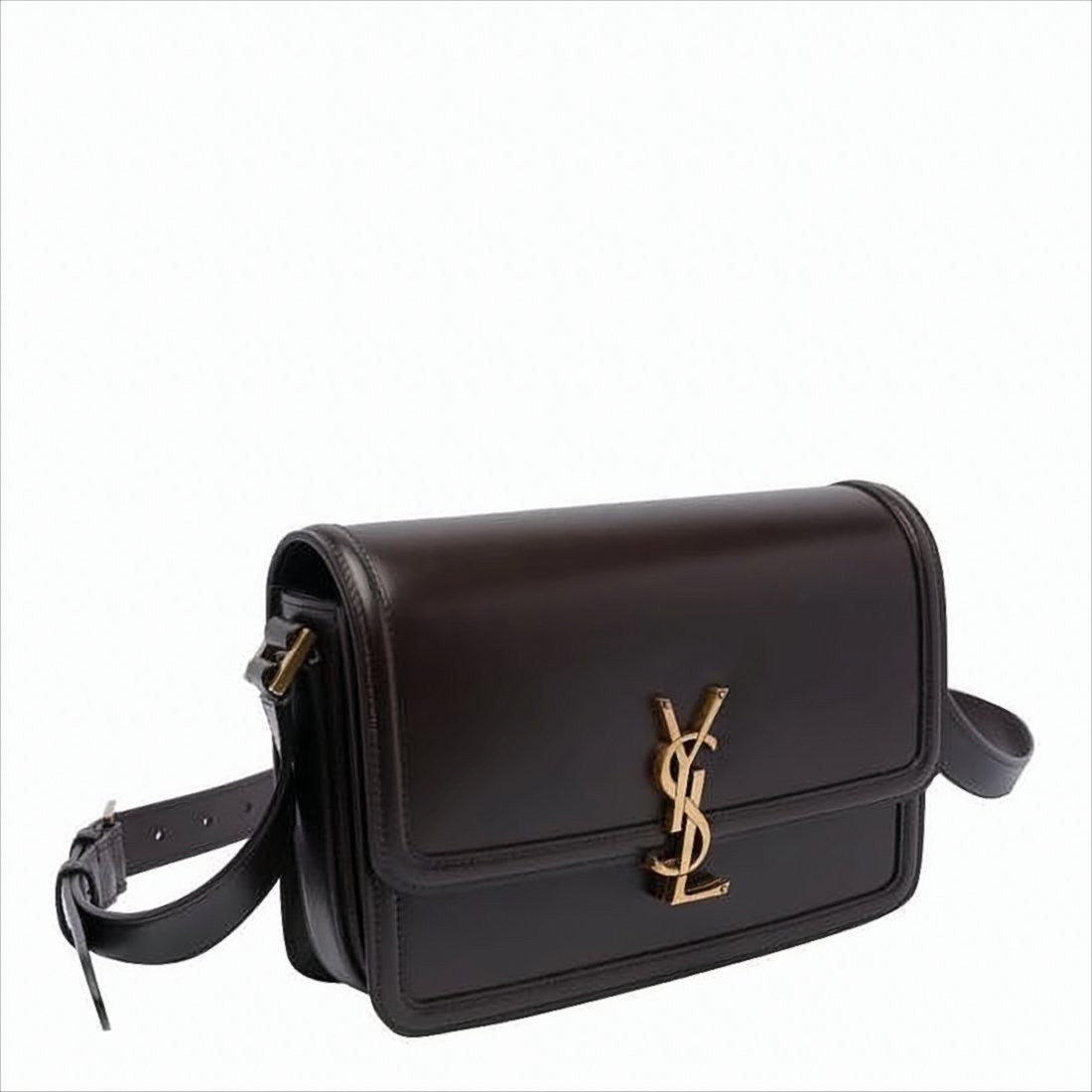 Saint Laurent Rectangular Calf Leather Shoulder Bag