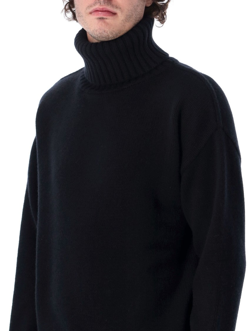 Extreme Cashmere Extra High Neck Oversized Knit Sweater