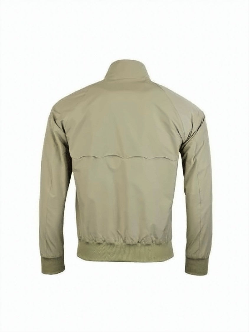 Baracuta Classic Bomber Jacket With Tartan Lining