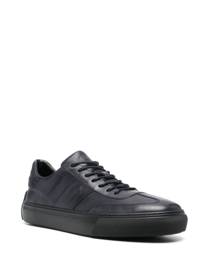 Tod's Low Laced Sneaker With Logo