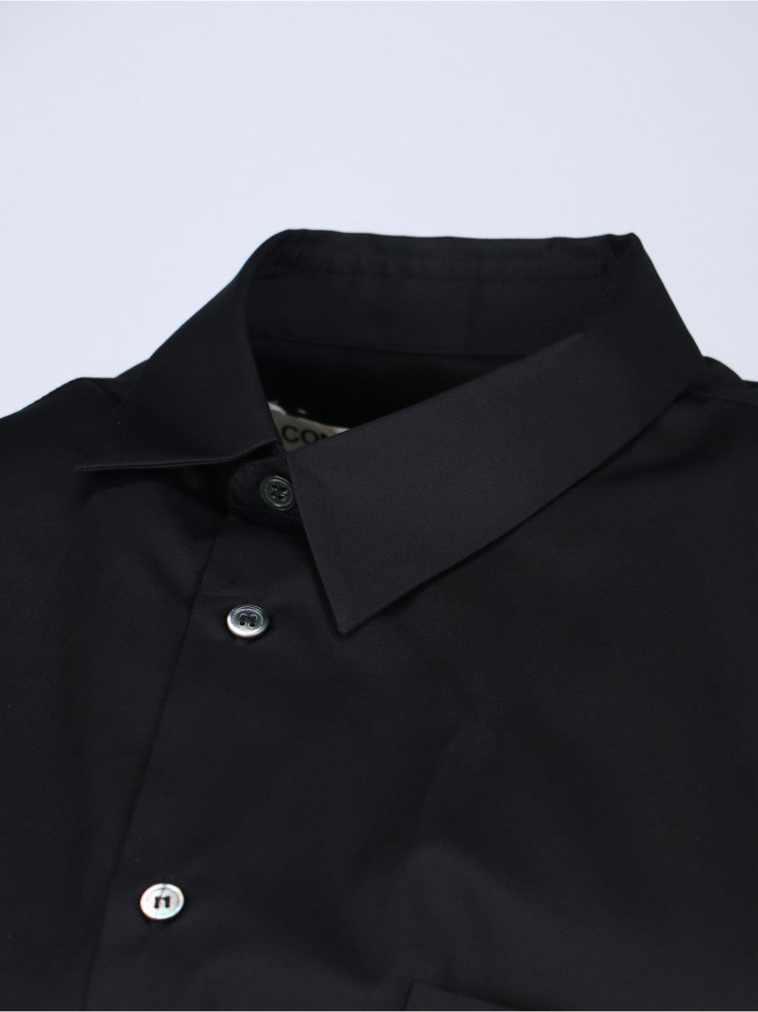 Comme Des Garçons Asymmetric Long Shirt – Black