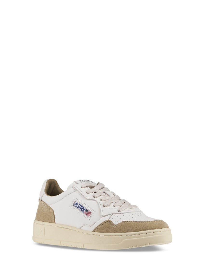 Autry Goat Leather And Suede Sneakers