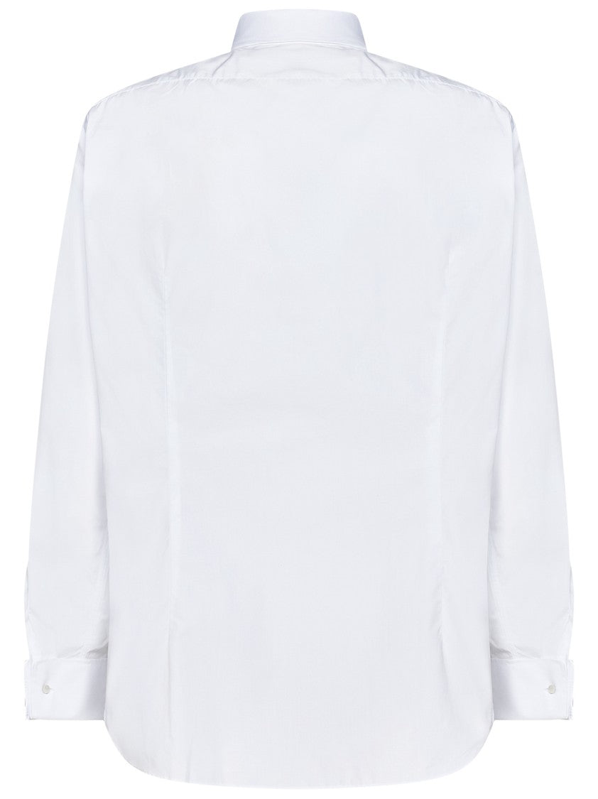 Lardini White Cotton Shirt