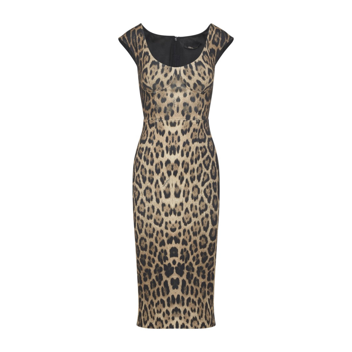 Roberto Cavalli Natural Brown Dress