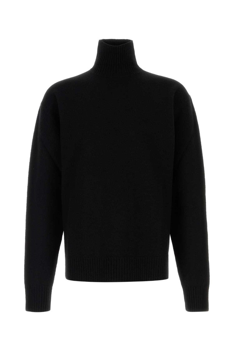 Jil Sander Black Wool Sweater