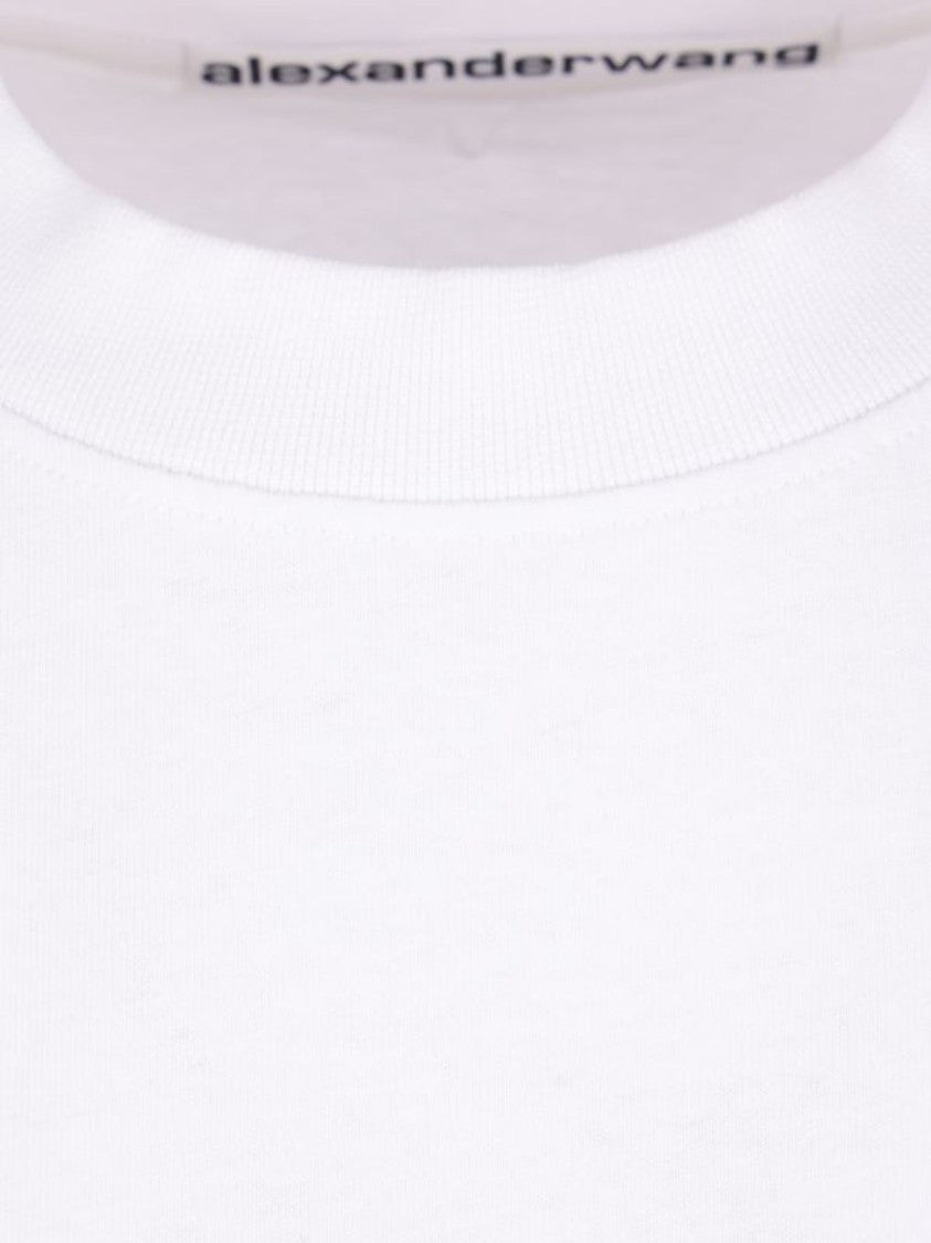 Alexander Wang White Logo Oversized Cotton T-Shirt