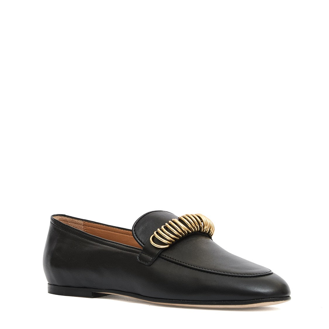 Tod's Black Slip-On Moccasin With Rings