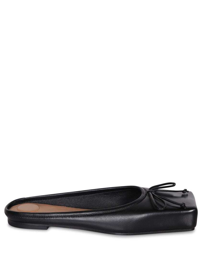 Jacquemus Black Leather Flats