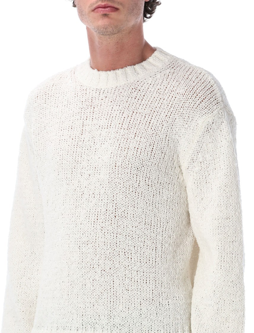 Sunflower Frederik Crew Neck Twisted Cotton Sweater