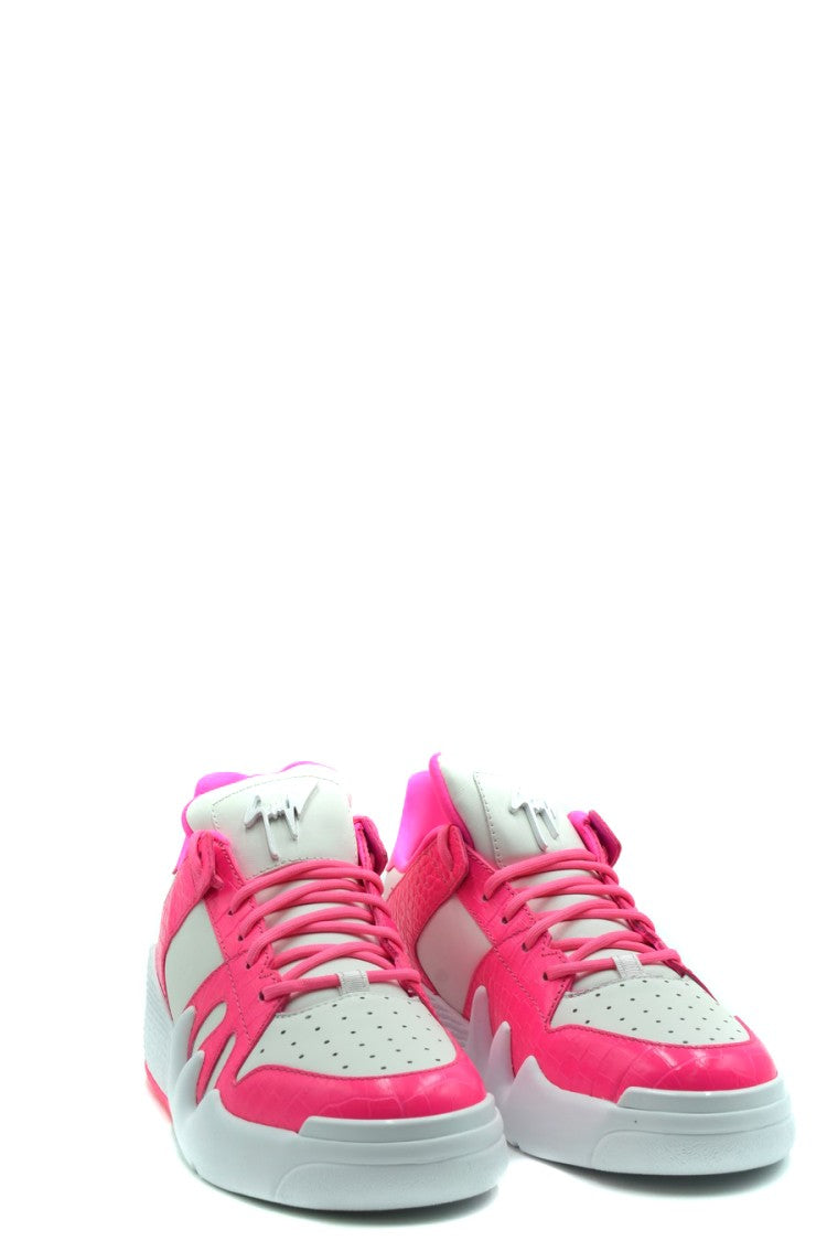 Giuseppe Zanotti Low-Top Sneakers With Textured Leather