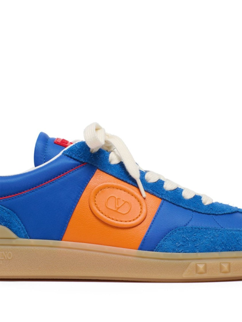 Valentino Garavani Color-Blocked Sneakers With Rockstud Detailing