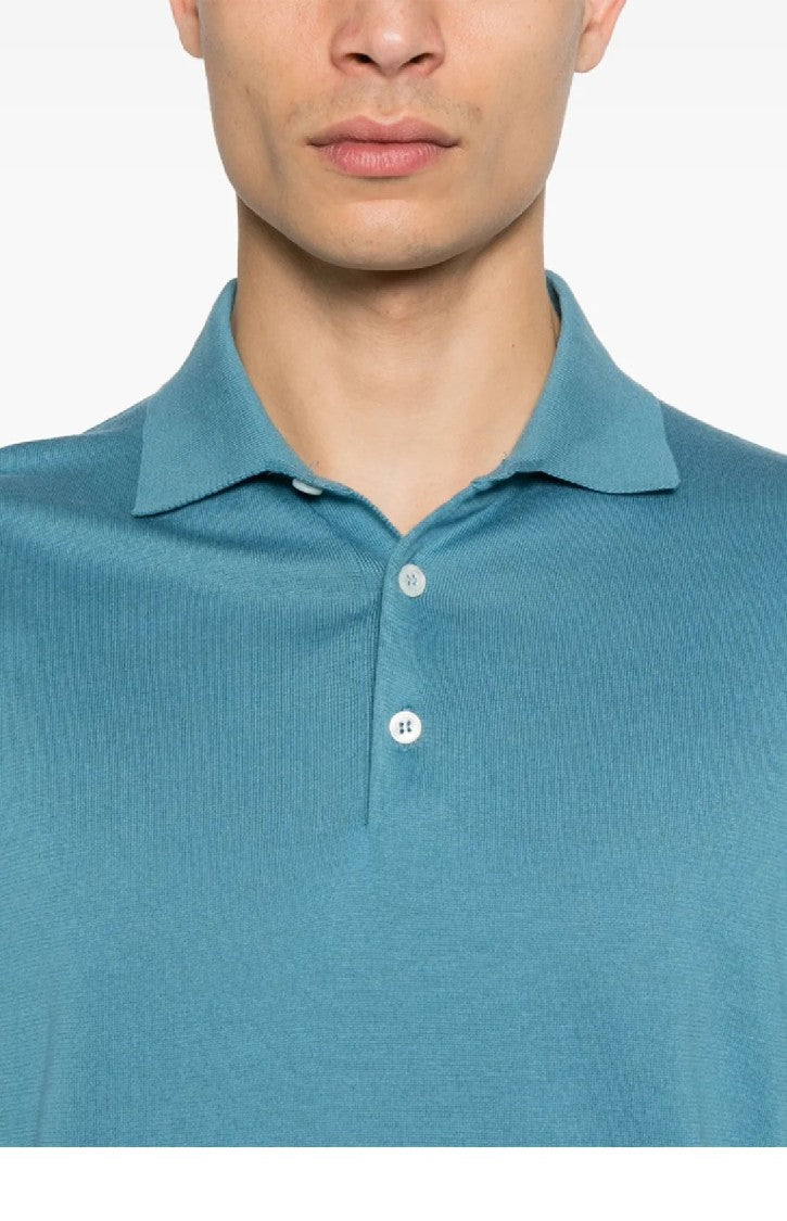 Lardini Classic Cotton Polo Shirt With Timeless Appeal