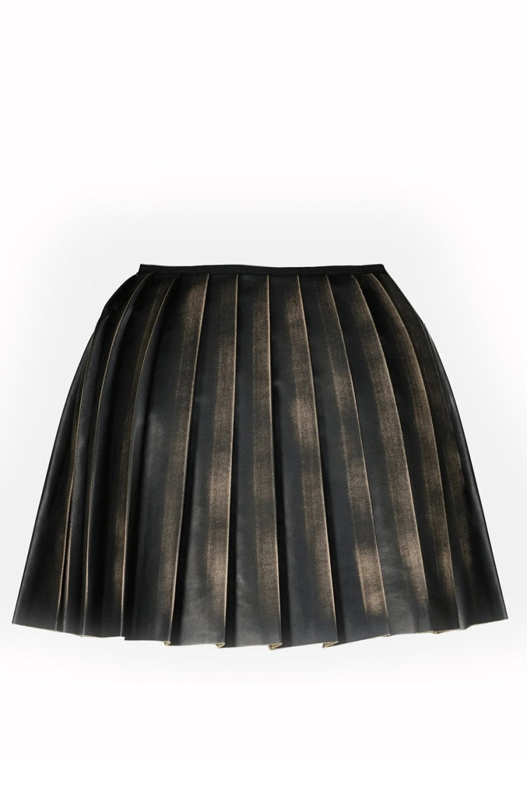 Diesel Black Crepe Mini Skirt