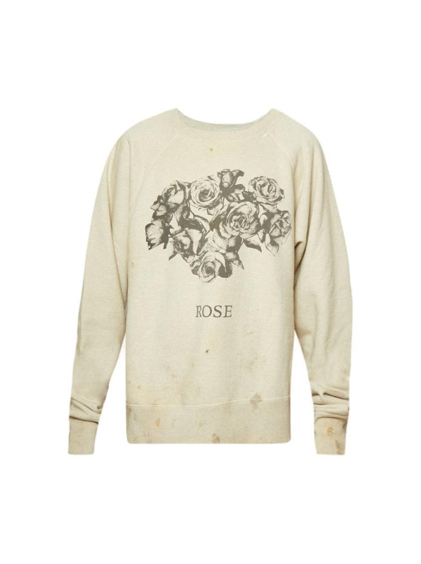 Saint Mxxxxxx Rose Crew Neck Sweatshirt