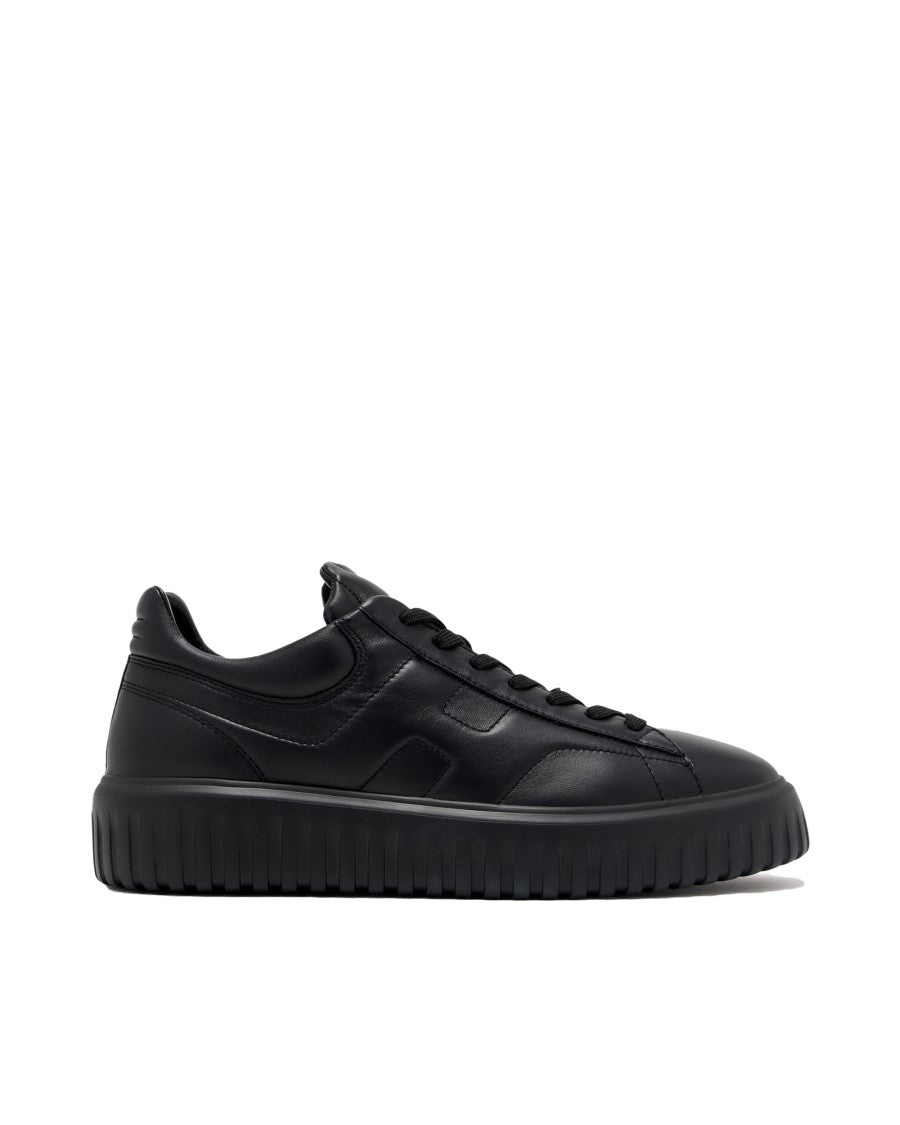 Hogan H-Stripes Black Sneakers