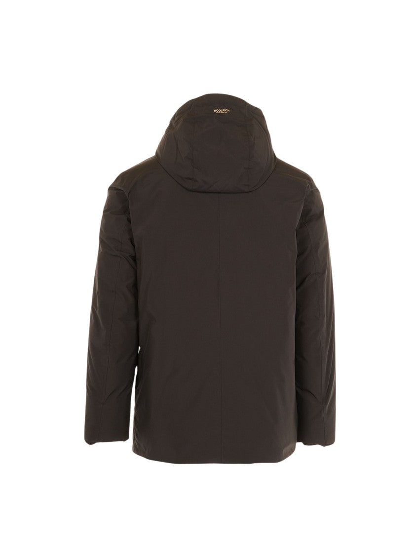 Woolrich Black Cloud Parka Padded Polyester Down Jacket