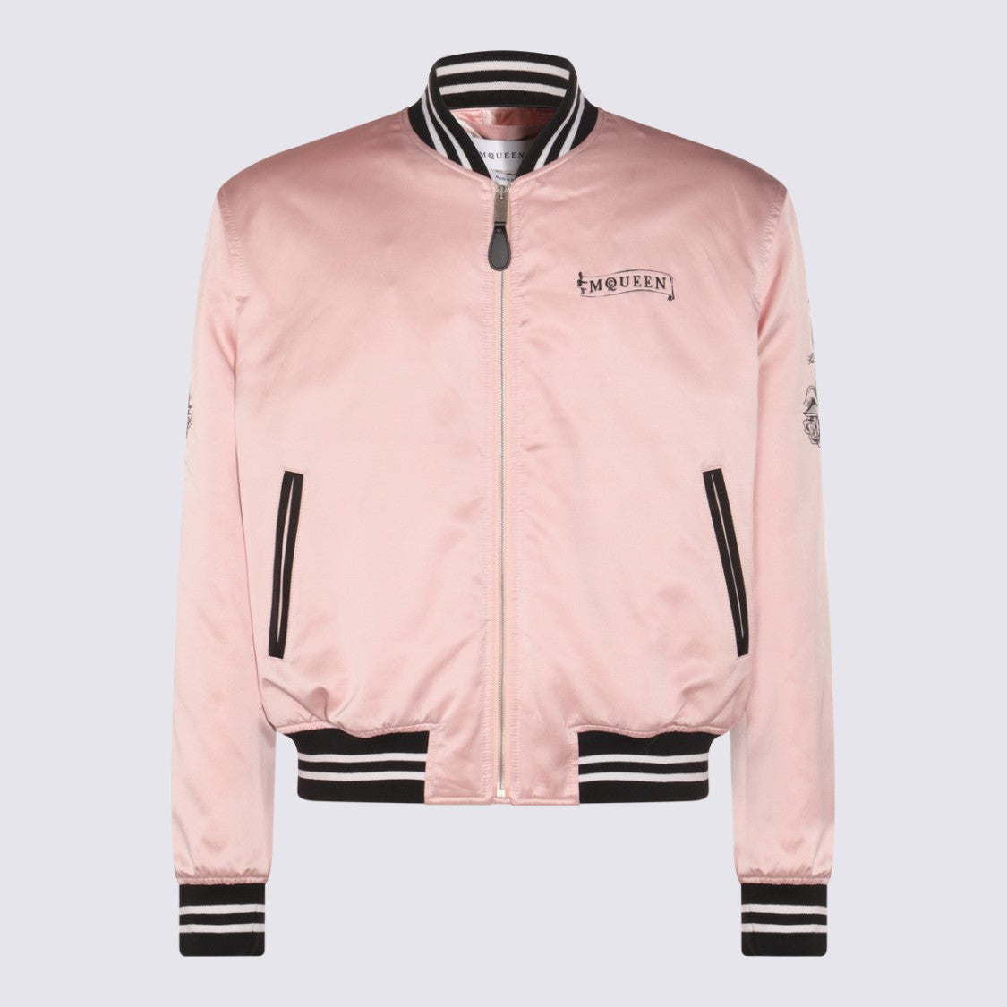 Alexander Mcqueen Pink Cotton Jacket