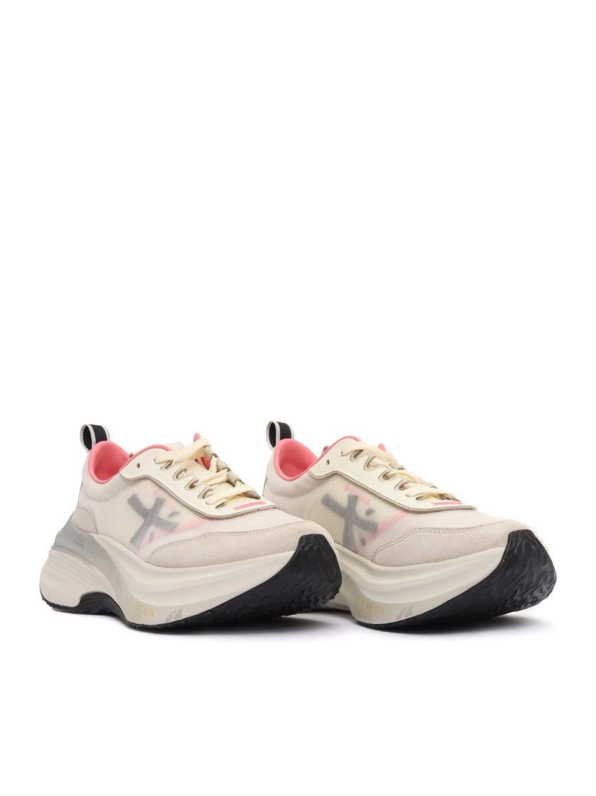 Premiata Sole Sneakers With Contrasting Accents