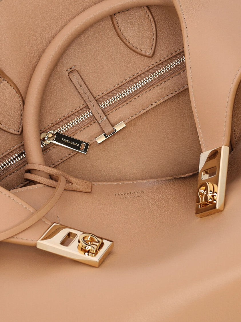 Ferragamo "Hug" Handbag – Beige