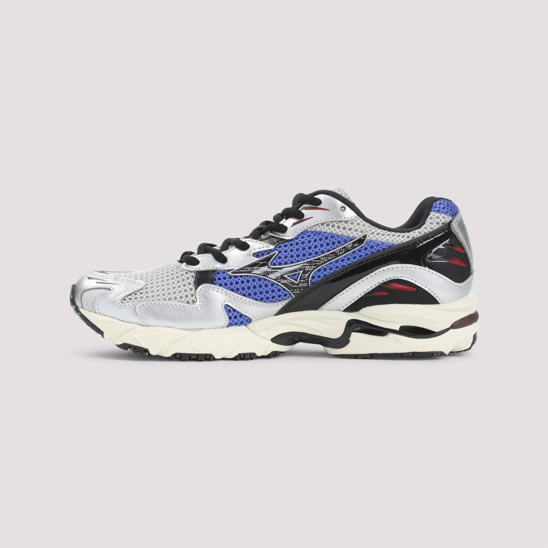 Mizuno Wave Rider 10 Sport Daddling Blue Leather Sneakers