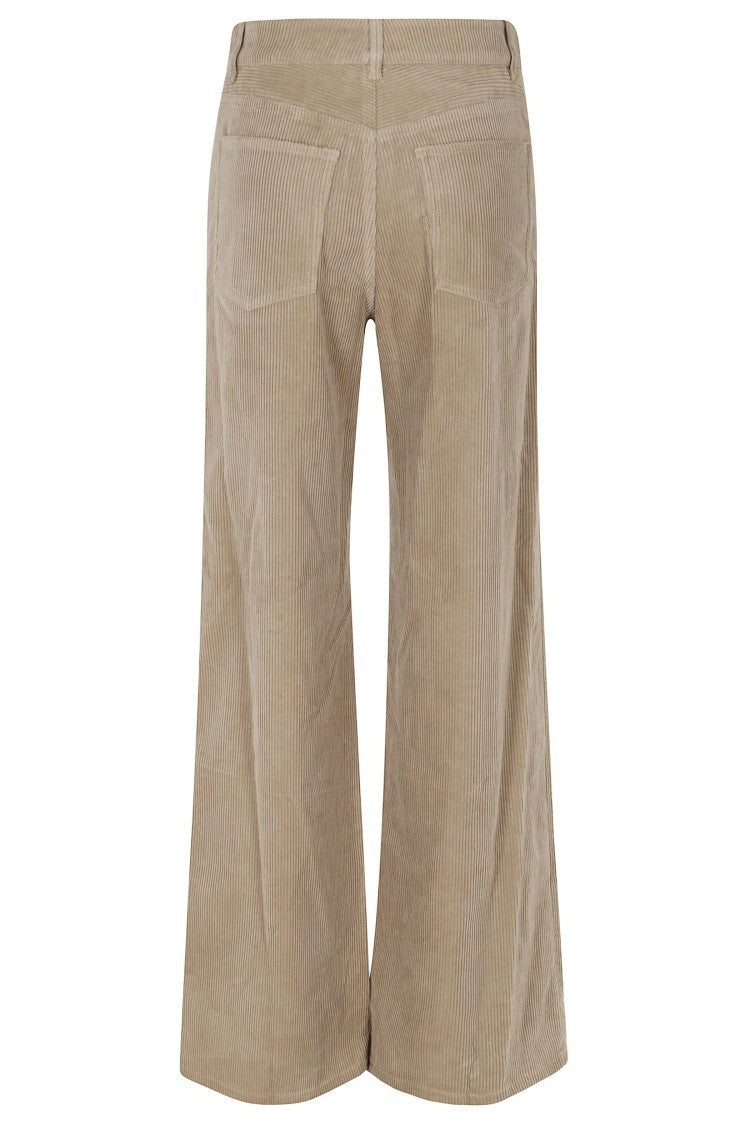 A.P.C. Beige Clyde Corduroy Straight-Leg Cotton Jeans