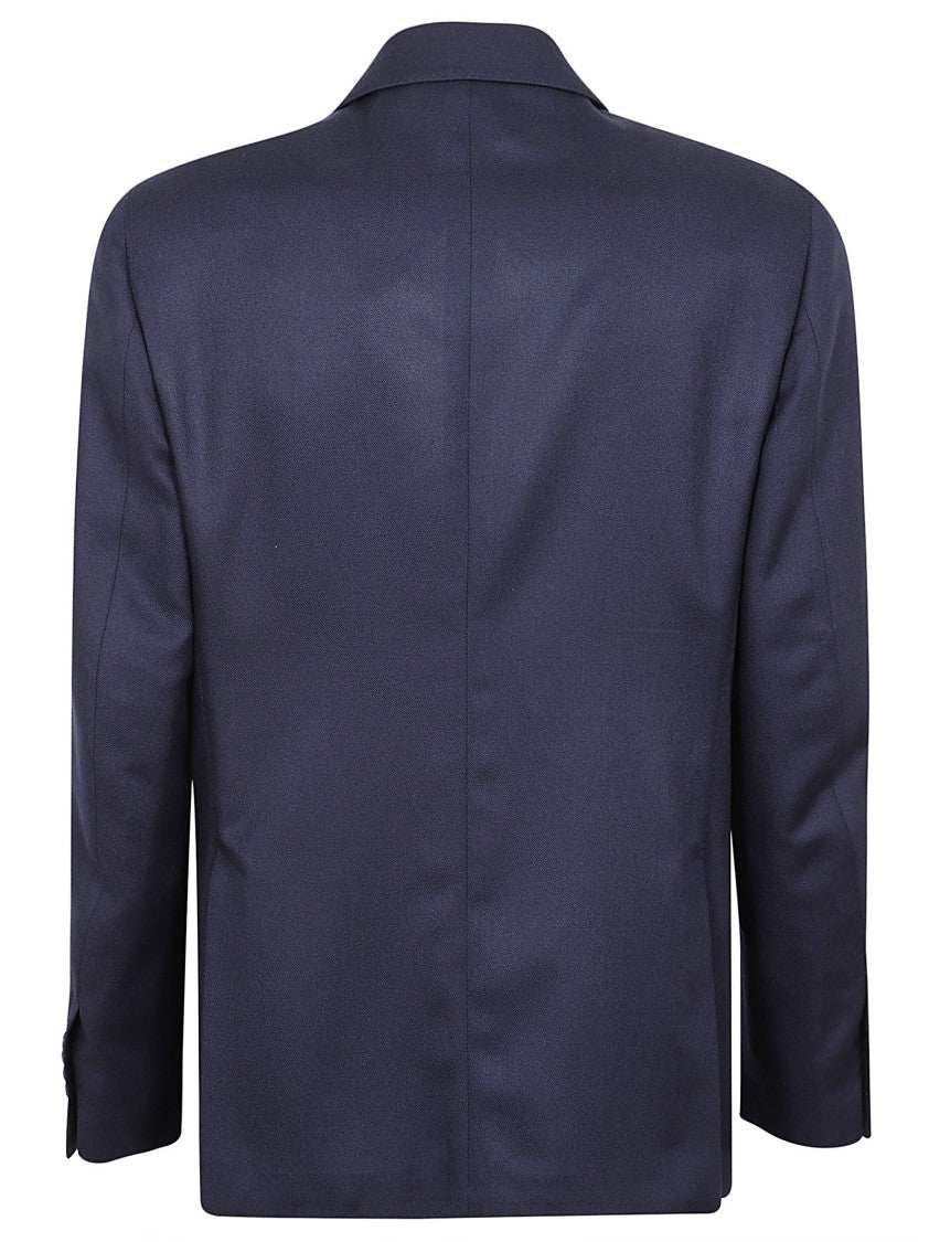 Lardini Cashmere-Wool-Silk Blend Jacket With Sophisticated Detailing