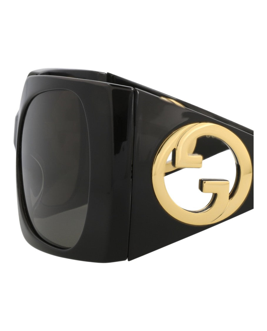 Gucci Shield-Frame Recycled Acetate Sunglasses