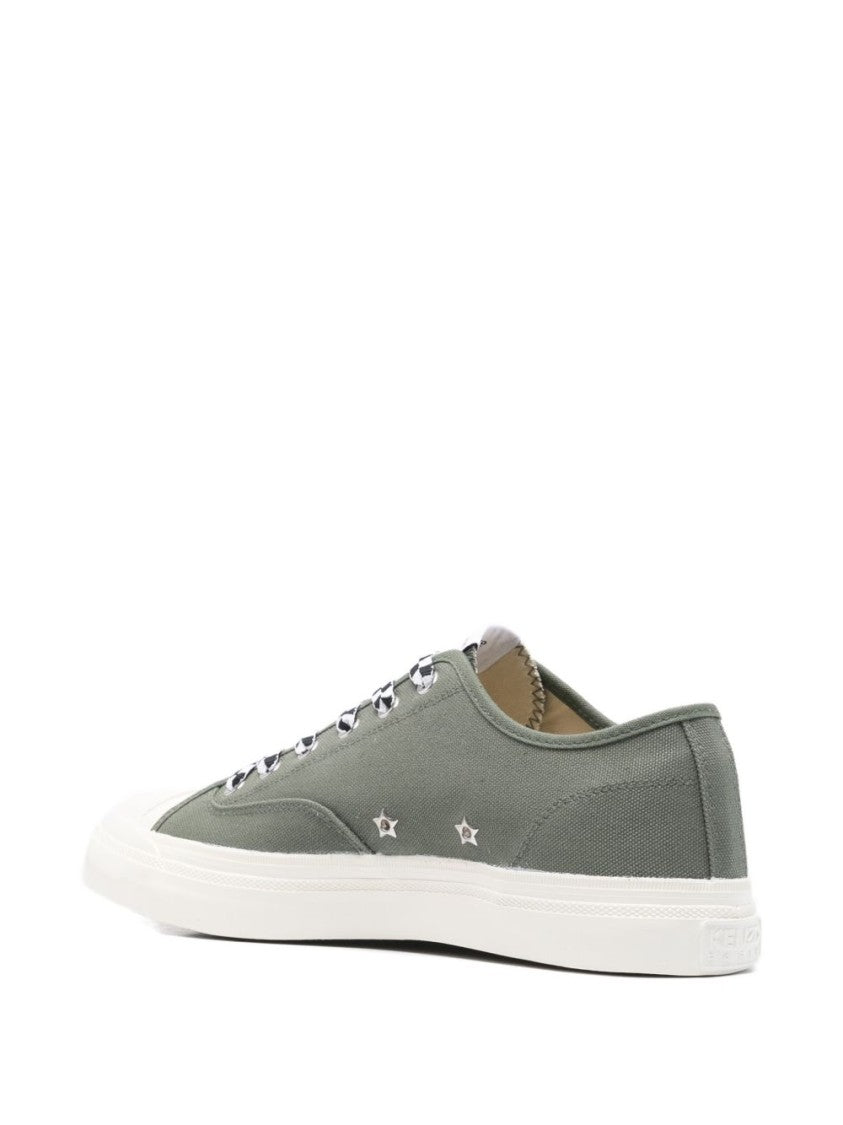 Kenzo Silk And Nylon Blend Panelled Sneakers