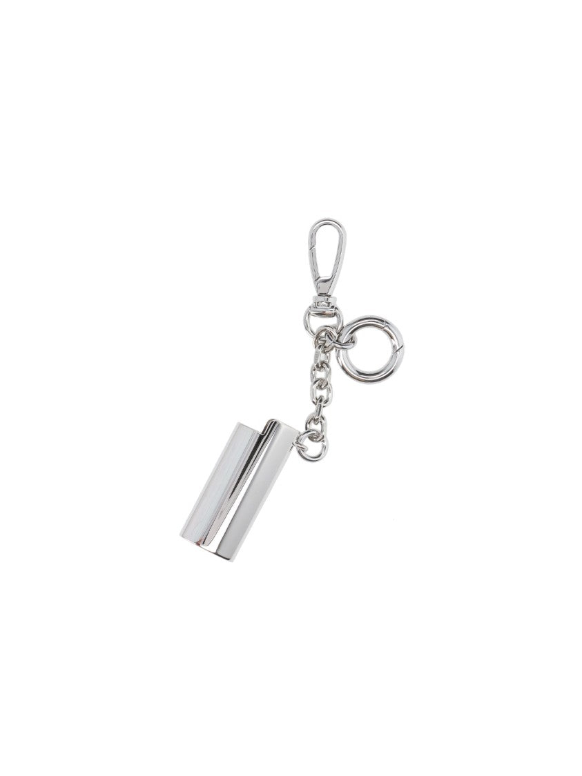Maison Margiela Silver-Plated Brasslighter Holder Charm