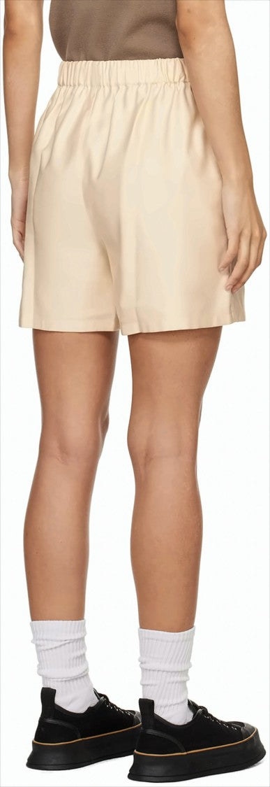 Max Mara Relaxed Fit Wool-Blend Shorts With Subtle Pleats