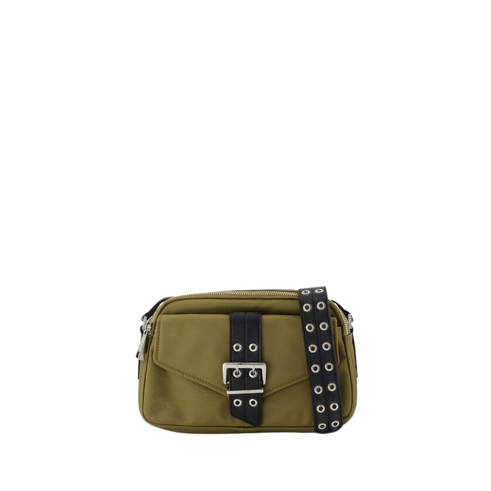 Ganni Bucky Camera Bag Crossbody - Nylon - Green