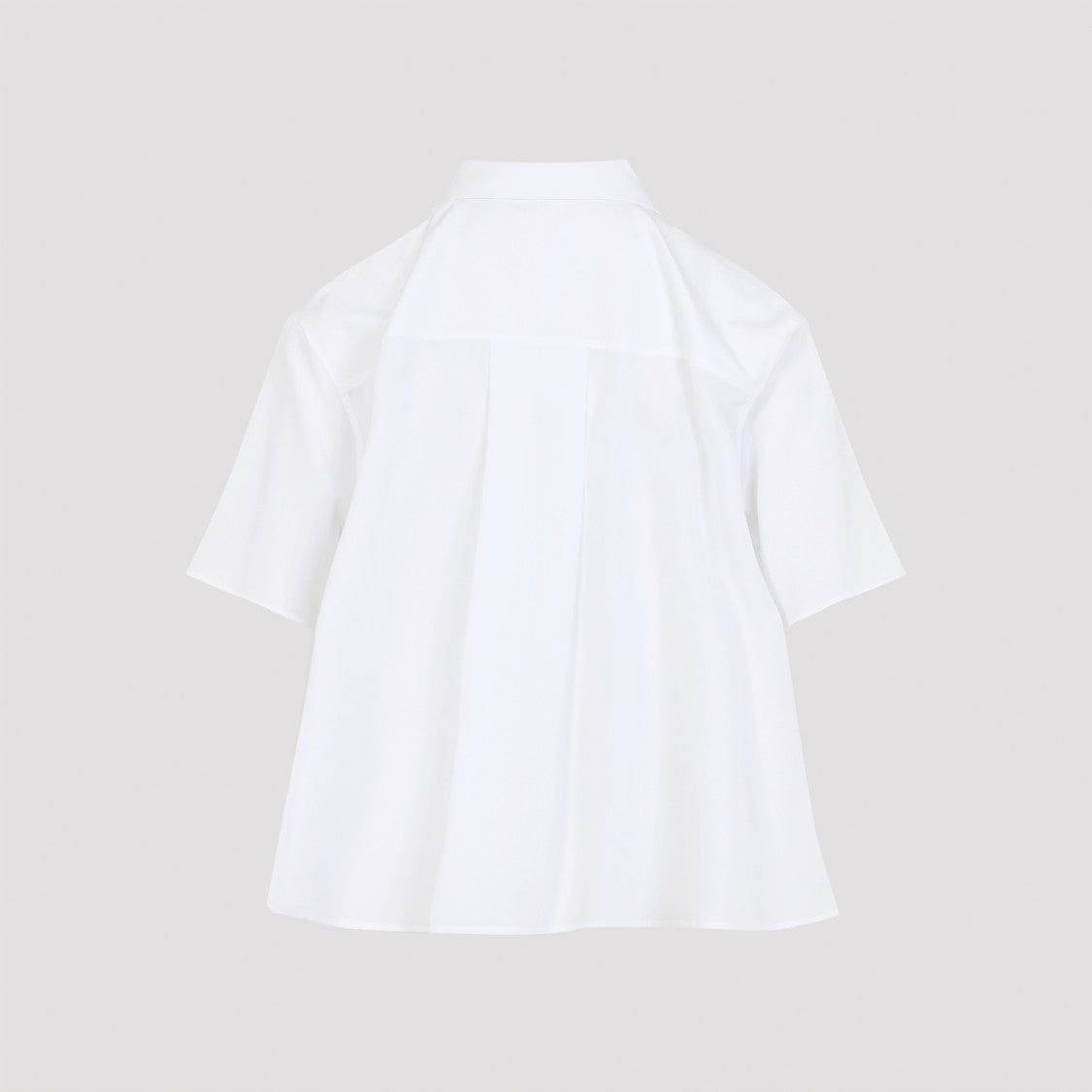 Loewe White Cotton Short Sleeve Trapeze Shirt