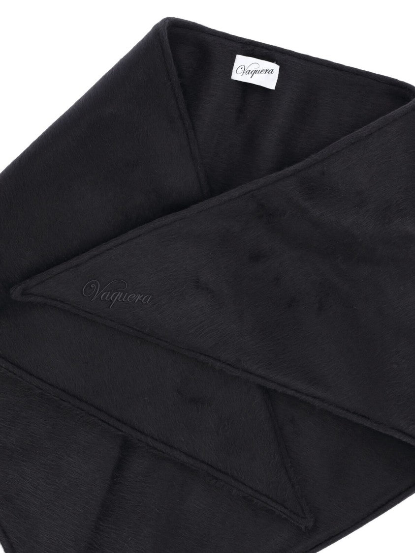 Vaquera Black Triangular Fabric Scarf