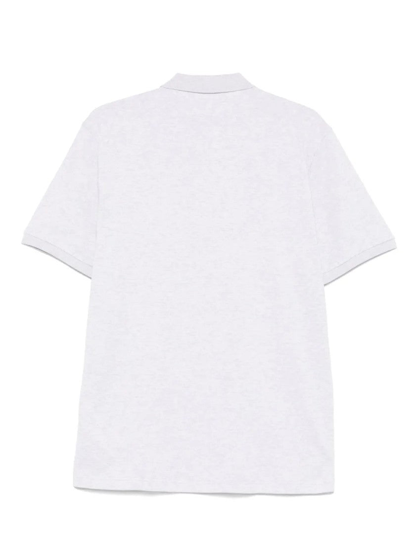 Eleventy Light Grey Cotton Polo Shirt