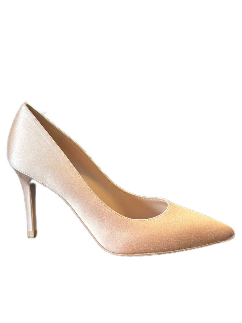 Gianvito Rossi Leather Pointed Toe Pumps