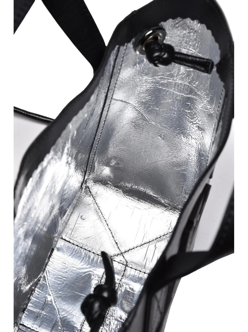 Vivienne Westwood Black Leather Sarah Tote Bag