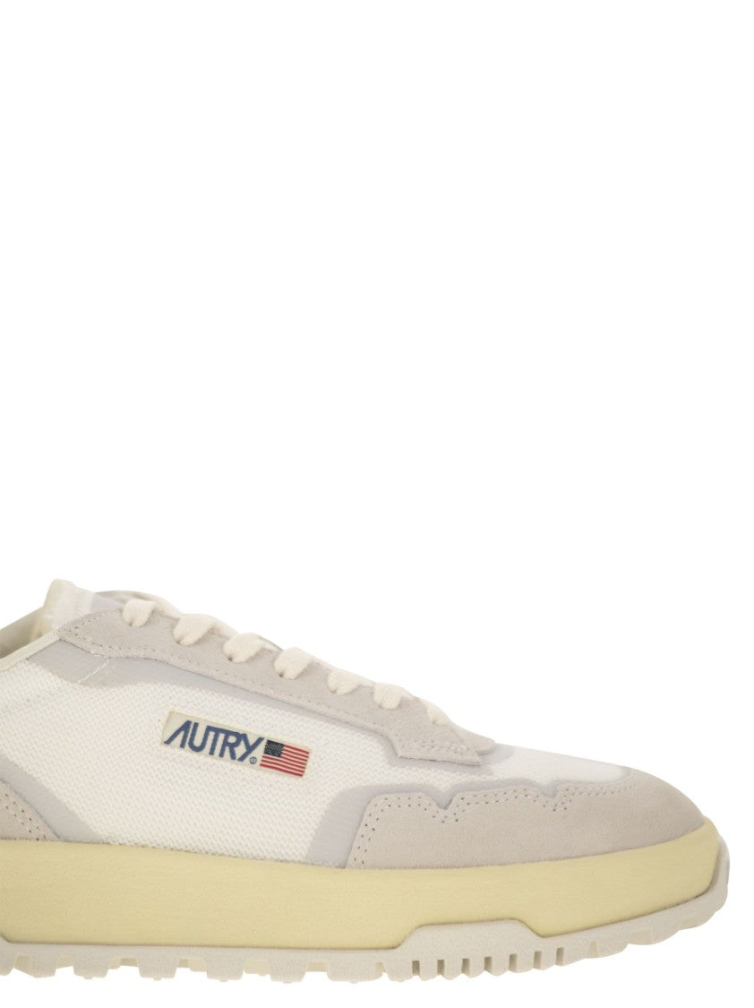 Autry Wildpace - Fabric And Suede Trainers
