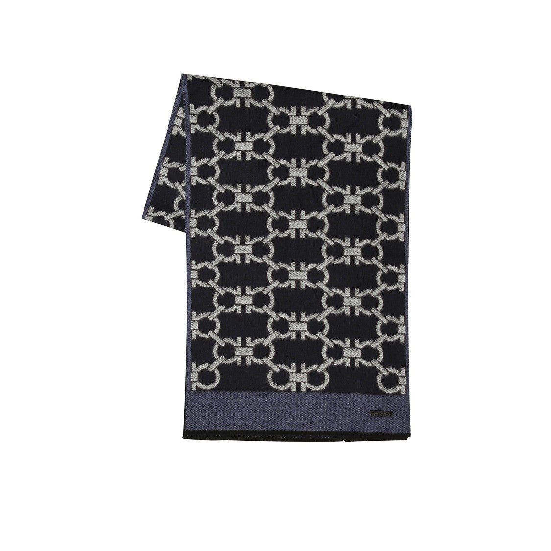Ferragamo Jacquard Gancini Patterned Scarf