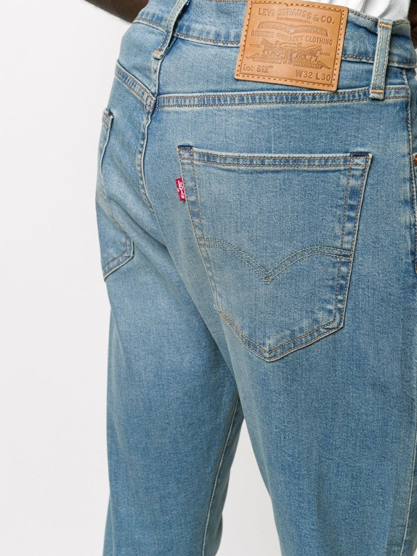 Levi's Light Blue Stretch Cotton Slim-Fit Jeans