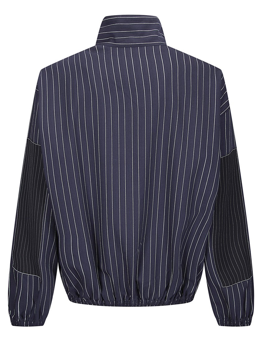 Acne Studios Casual Blend Fabric Trousers With Refined Finish