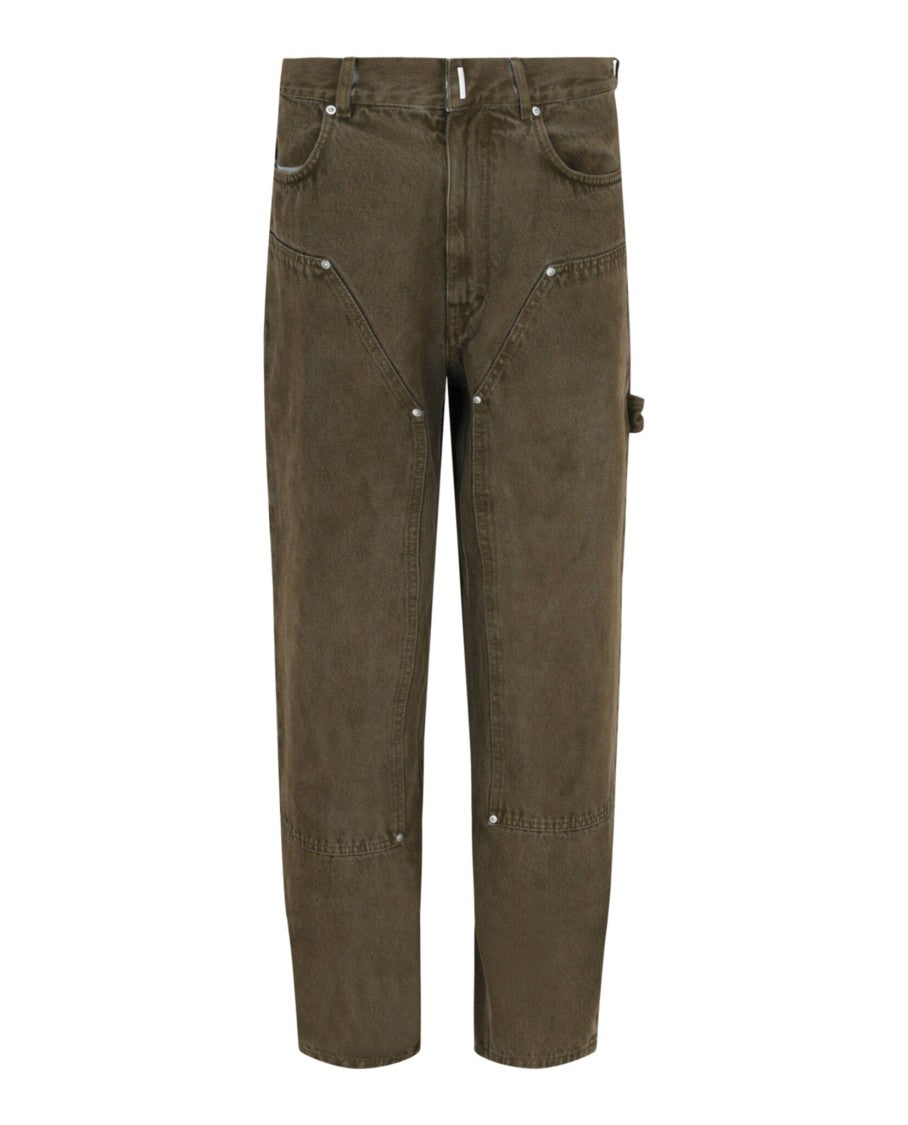 Givenchy Brown Relaxed-Fit Carpenter Jeans