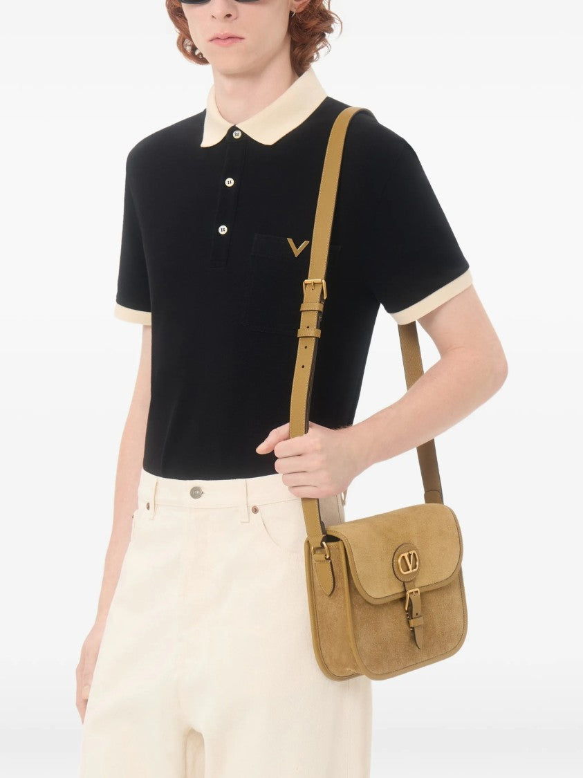 Valentino Polo Jersey Vgold Short-Sleeve Polo