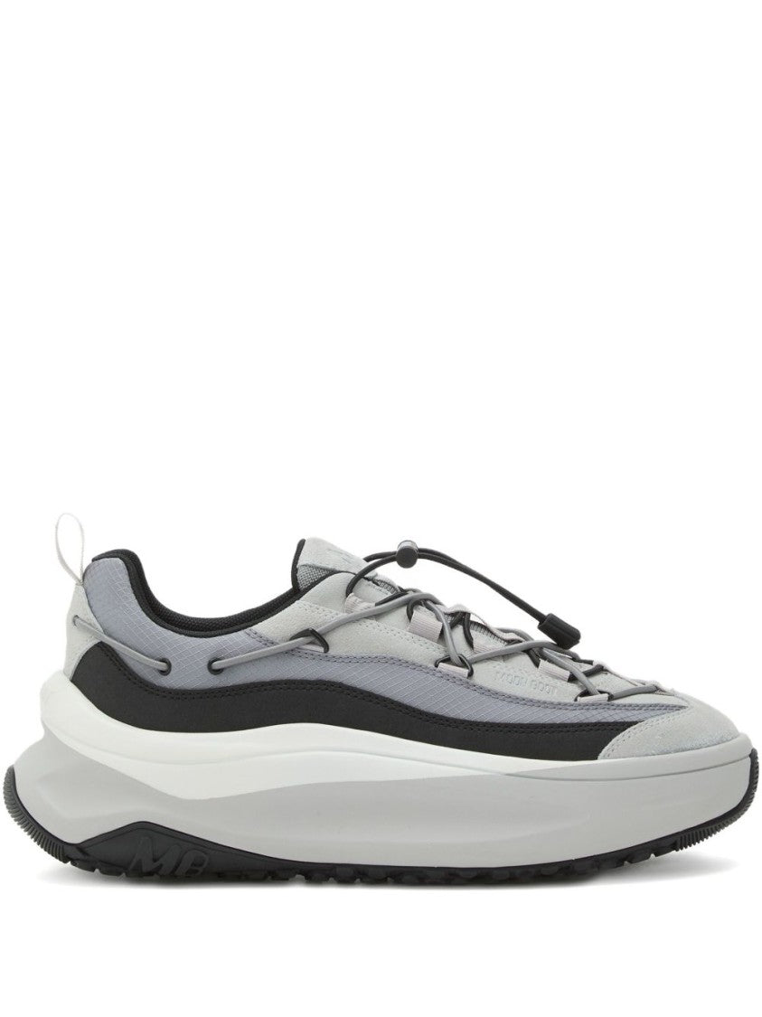 Moon Boot Suede And Technical Fabric Sneakers