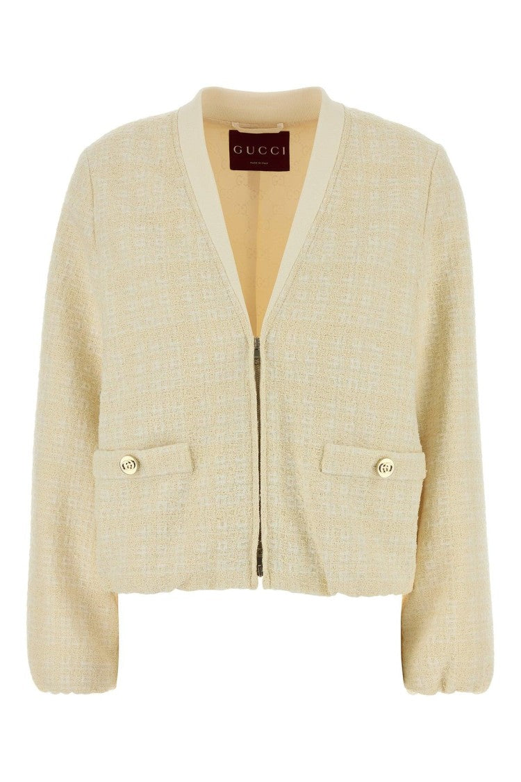 Gucci Check Co Tweed Jacket
