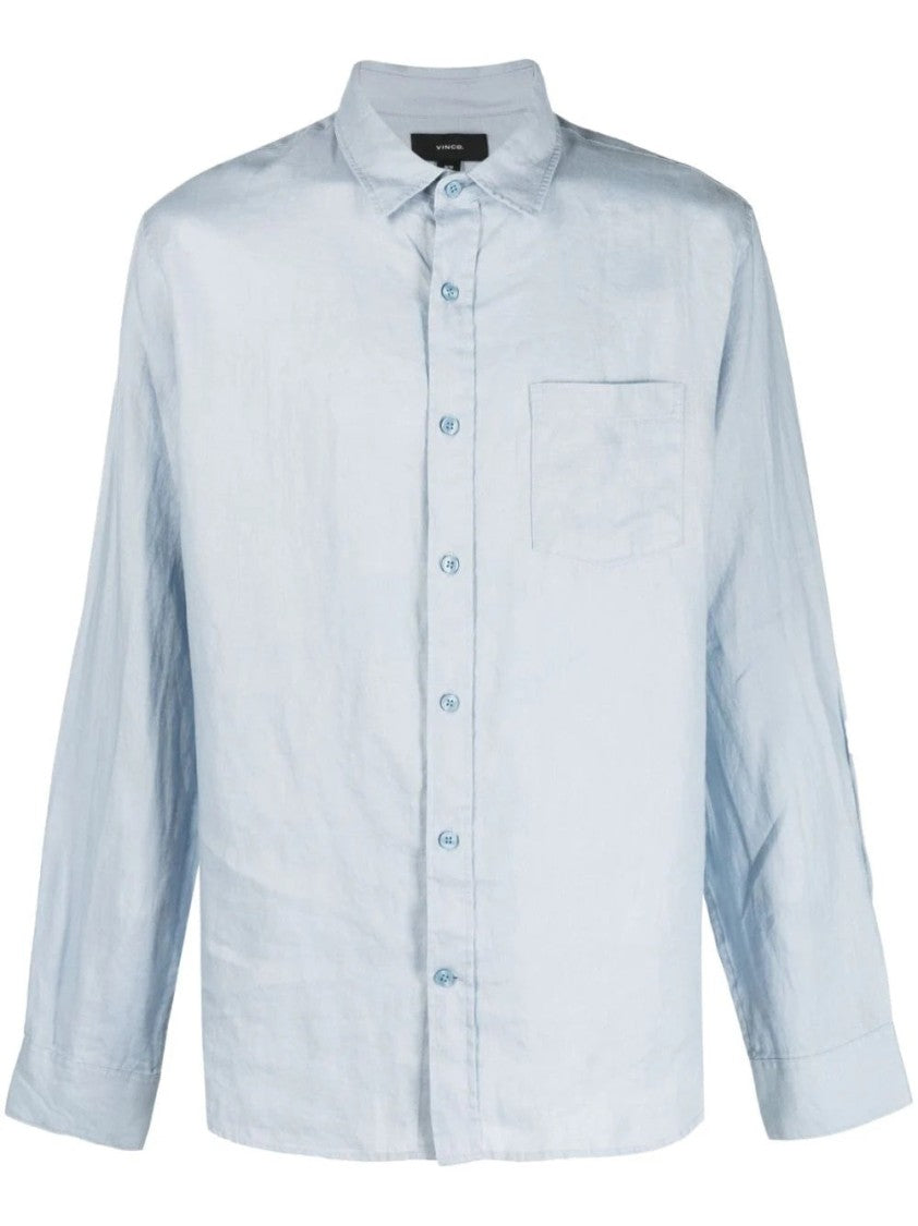 Vince Linen Long Sleeve Shirt
