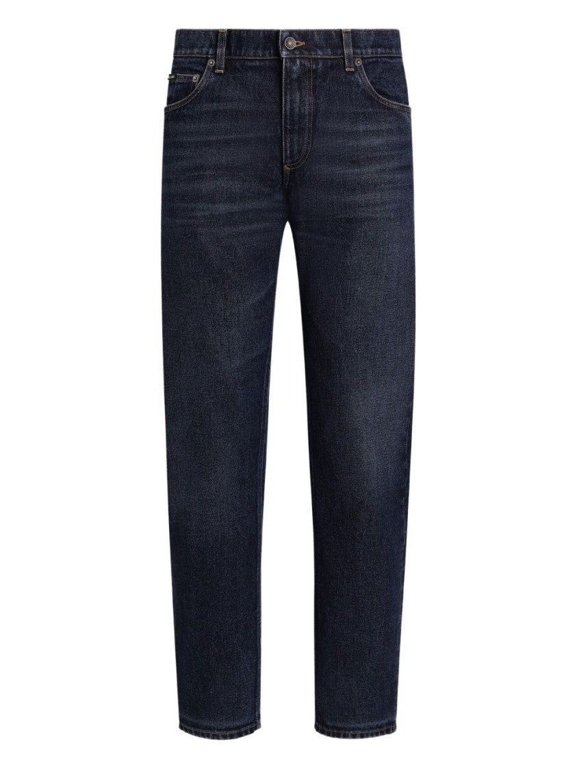 Dolce & Gabbana Relaxed Fit Denim Trousers
