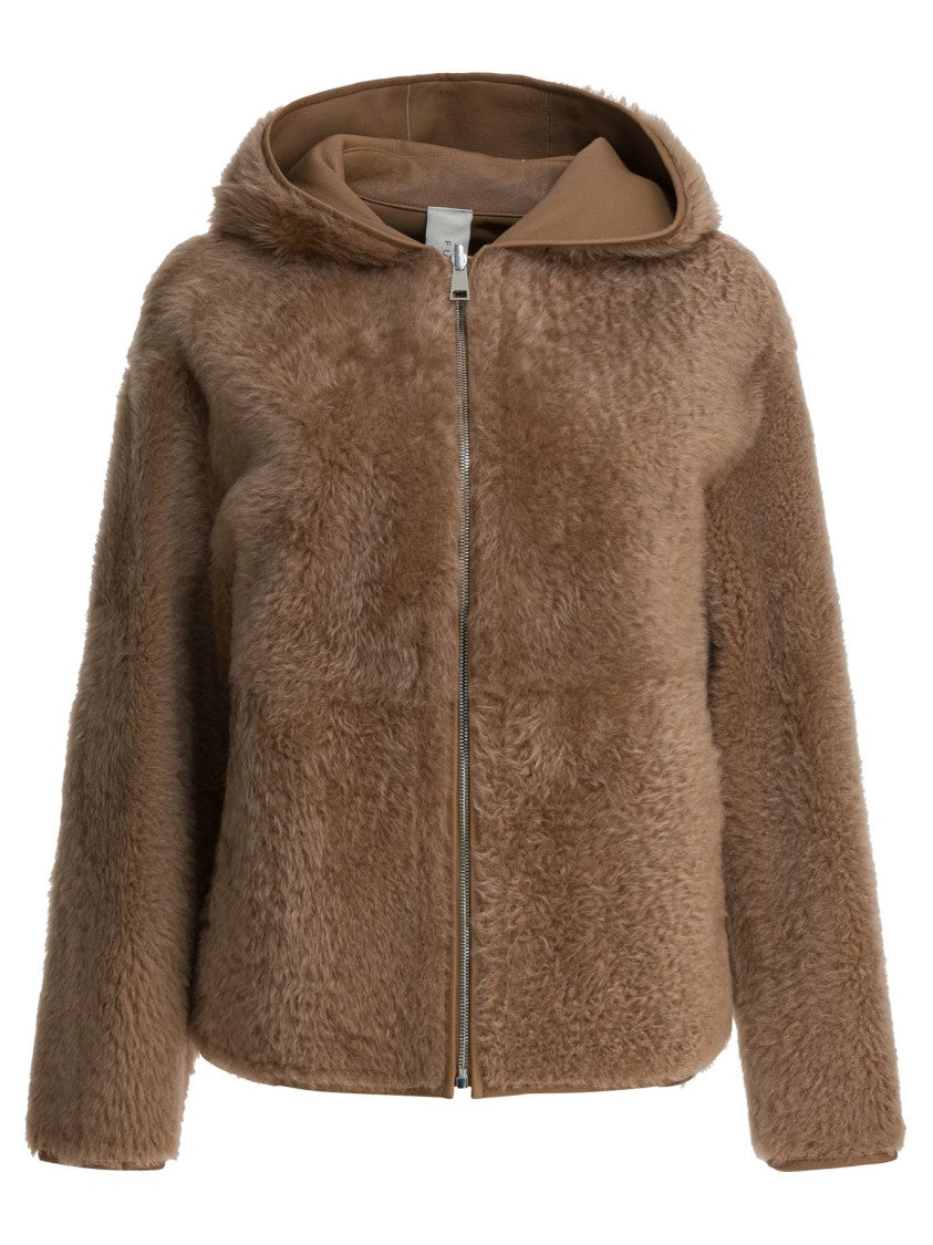 Furling By Giani Reversible Brown Calfskin Jacket