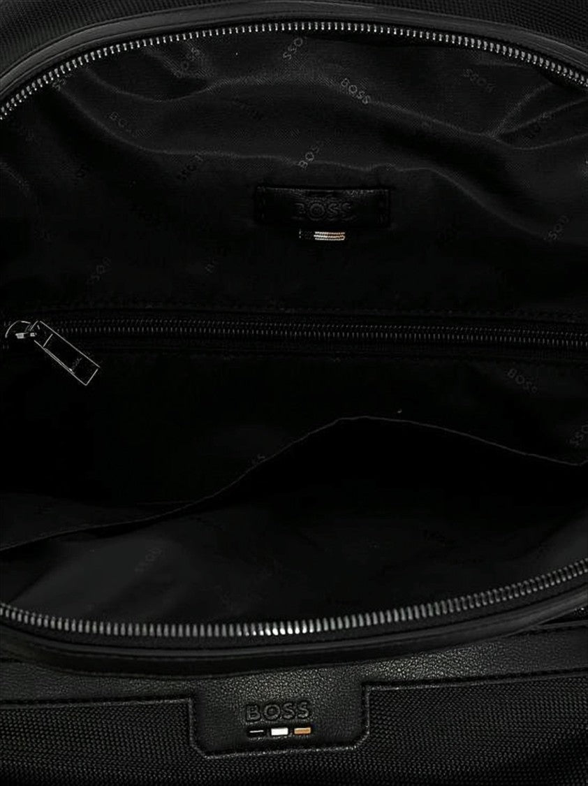 Hugo Boss Minimalist Backpack With Carrying Options